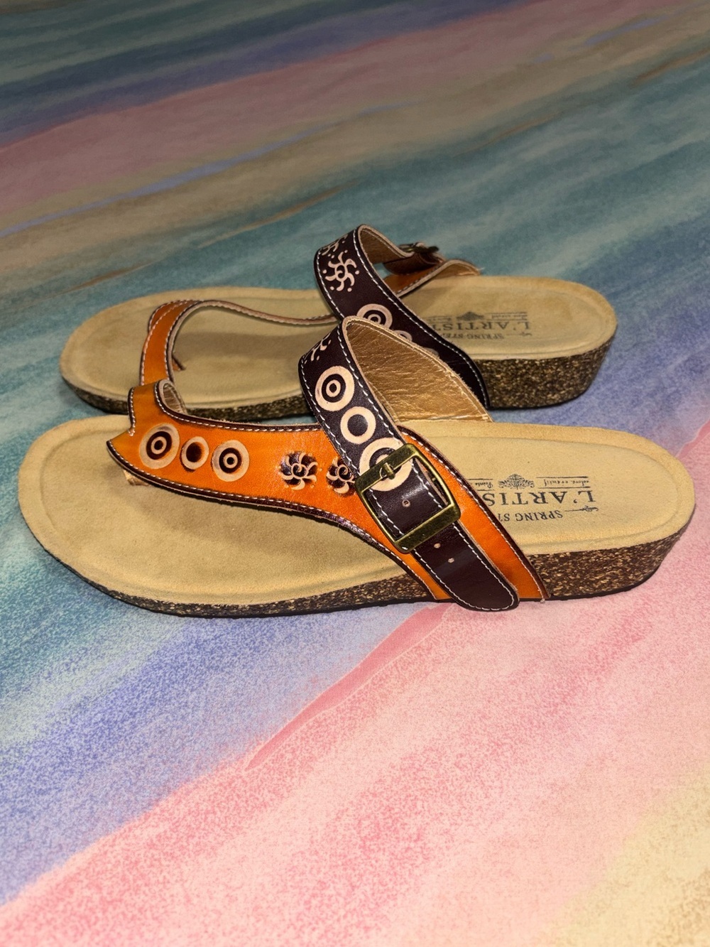 L'Artiste By Spring Step Lonian Womens  Slide Sandal Size EU 40